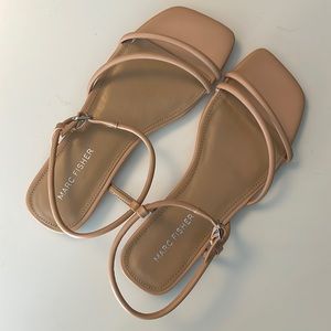 Brand new Marc Fisher nude sandal